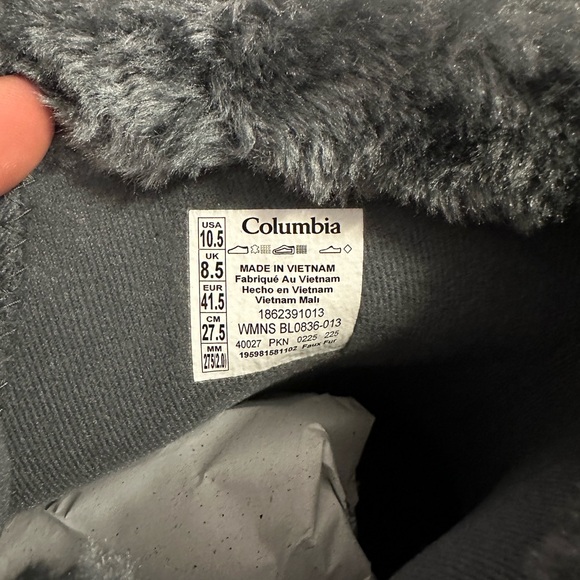 Women's Ice Maiden Shorty Boot Columbia size 10.5 - Picture 6 of 8